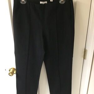 Vince Elegant Black Cropped Pants, NWT, SZ L